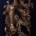 Exquisite Handcrafted Large Lord Krishna Brass Sculpture - 43" Height